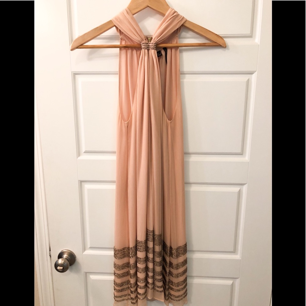 Mango Blush Beaded Dress